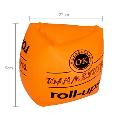 Picture of Kids Swimming Arm Ring PVC Inflatable Safety Durable Swimming Arm Band Rings Float Air Sleeves Circle Protect swimming safety-Blue