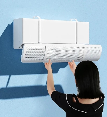 Picture of Air Conditioning Deflector Anti-direct Cold Air Blowing Deflector-White