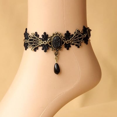 Picture of Women Fashionable Ankelet Jewellery - Payel-Black