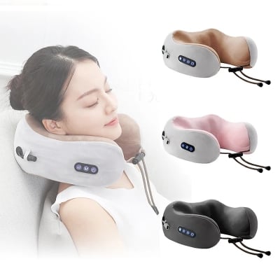 Picture of Electric U-Shaped Massager Neck Pillow Massage Neck Shoulder Cervical  Massager