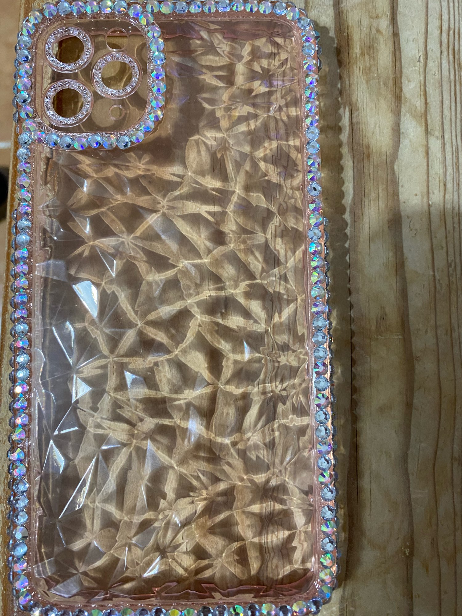 Picture of iPhone13 Pro Max only -Luxuries Glitter Bling Diamond Transparent Soft Phone Case