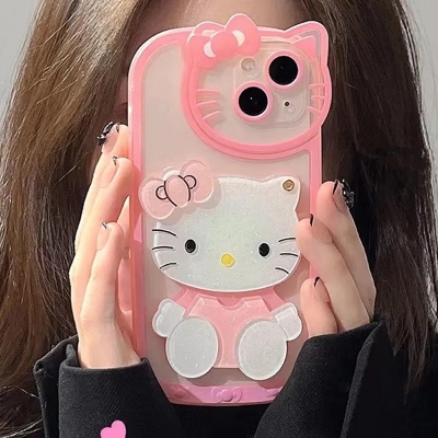 Picture of iPhone-12 Pro .12 Pro Max and 13 Pro Only Case- Hellow Kitty Model