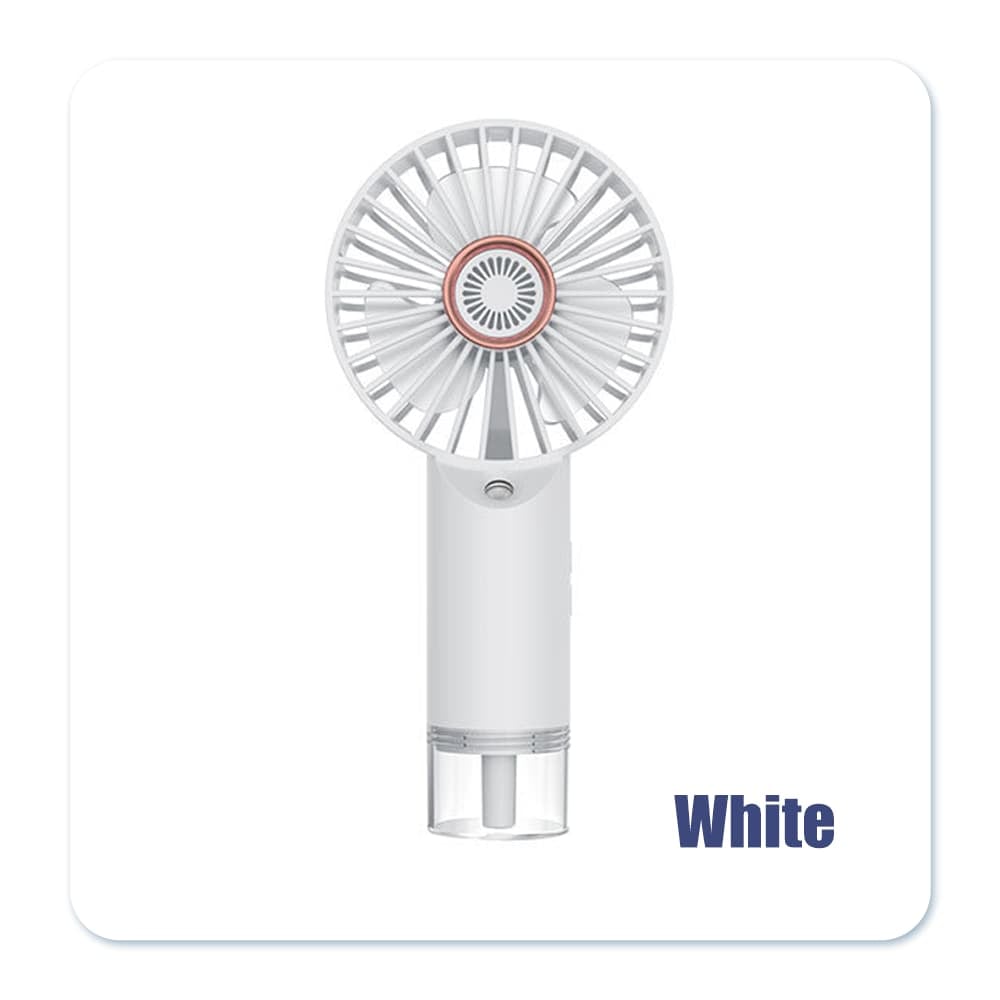 Picture of Water Steam Hand Held Pocket-Sized USB Rechargeable Desk and Portable FAN Hand fan