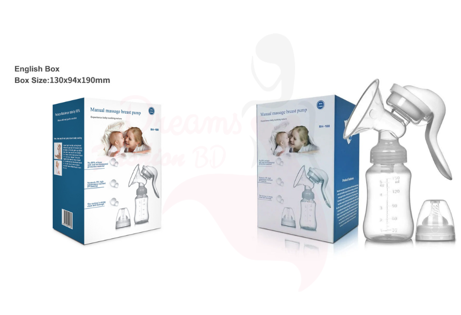 Picture of Portable Manual Breast Pump – Massage & Milk Feeder for Moms-Neutral