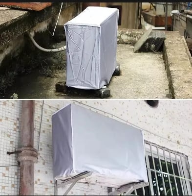 Picture of AC Dust Cover for Outdoor Unit - 1 TON, 1.5TON And 2 TON- Waterproof - Black Color