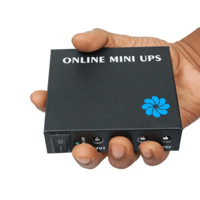 Picture of Online Mini UPS 6000mAh Powerful Battery Output 12V/12V/9V Long Backup Solution For Wifi Routers, Access Control, Ip Cameras, etc