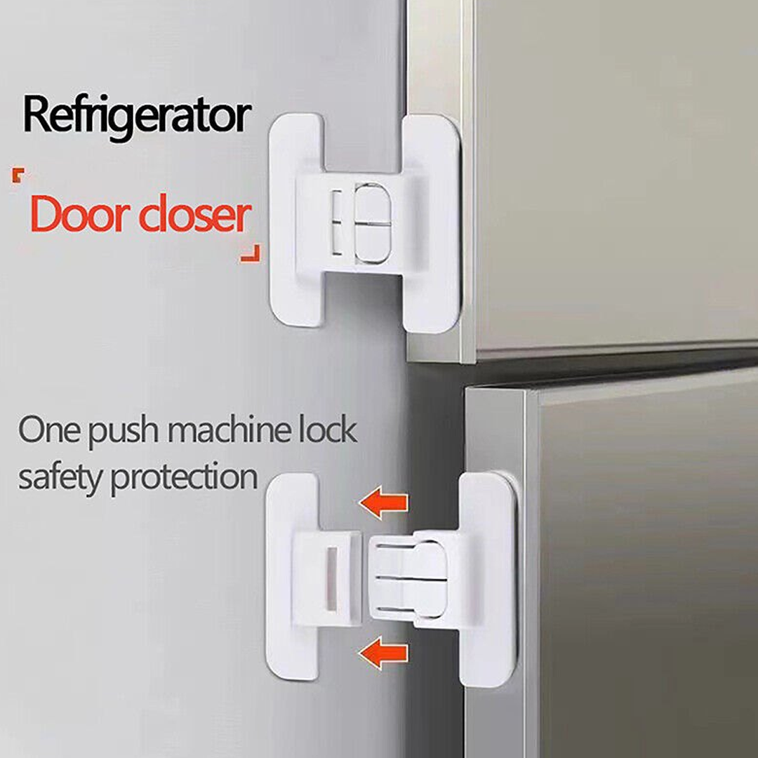 Picture of Multi-Functional Refrigerator Safety Children Secure Fridge Freezer Lock, Home Security Protection -  Gates & Doorways -  nr mart