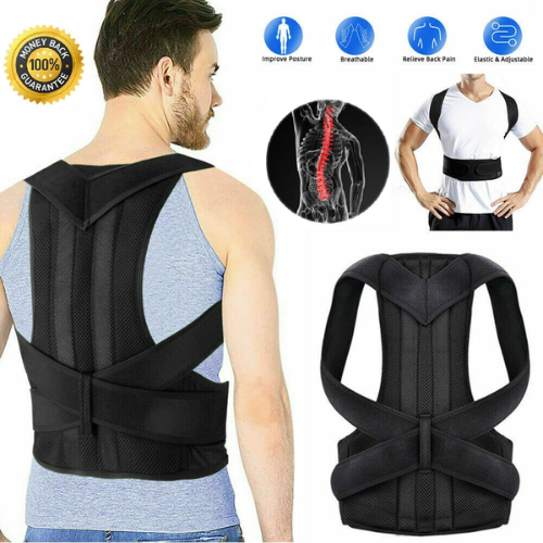 Picture of Fully Adjustable Magnetic Orthopedic Posture Corrector for Men Women Corset Upper Lower Relief Back Brace Belt Lumbar Support - Belts - NR Mart-2024 - Multicolor