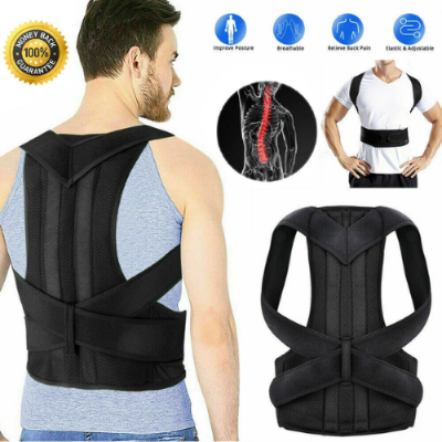 Picture of Fully Adjustable Magnetic Orthopedic Posture Corrector for Men Women Corset Upper Lower Relief Back Brace Belt Lumbar Support - Belts - NR Mart-2024 - Multicolor
