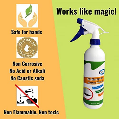 Picture of Powerful Kitchen Cleaner Spray Oil Purification-500ml - Cleaning Products - nrmart - Multicolor