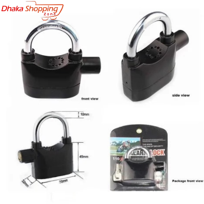 Picture of Waterproof Siren Alarm Lock for Motorcycle Long Beam Bike Bicycle -Locks - NR Mart-2024 - Multicolor