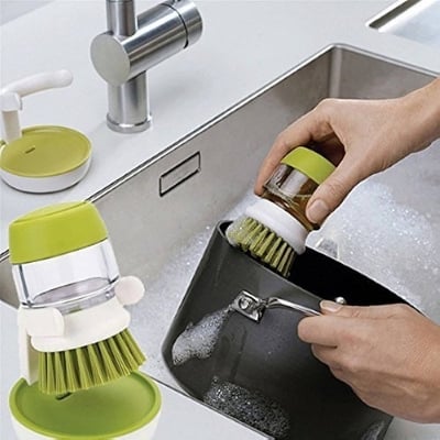 Picture of Palm Brush Supply with Dishwasher Soap Storage-Dishwashers- nr mart