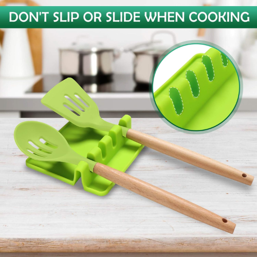 Picture of 1 Piece Multi Function Ladle Spoon Rest Holder-Kitchen Organizers-Nr mart - Multicolor