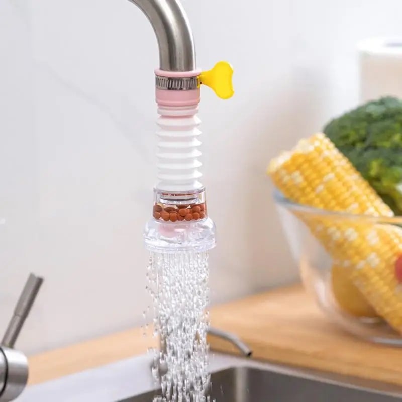 Picture of 360 Degree Water Saving Tap, Anti Splash Tap, Faucet Sprayer Faucet Nozzle Filter Aerator Diffuser Water-Saving Device for Kitchen Bathroom-Kitchen Tapware-Nr mart - Multicolor