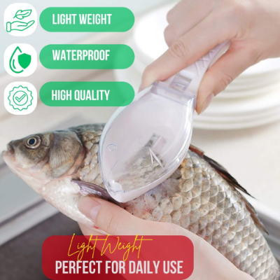 Picture of Fish Cleaning Pillar Scaler Scraper Kitchen Cooking Tool - NR Mart-2024 - Multicolor