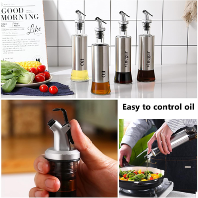 Picture of Oil and Vinegar Dispenser Bottle Oil Bottle Homemade Soy Sauce Bottle Seasoning Bottle Oil Vinegar Pot - NR Mart-2024 - Multicolor