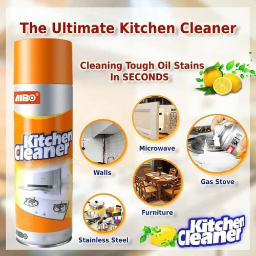 Picture of Kitchen Foam Oil Cleaner Powerful Degreasing Range Hood Cleaning-Cleaning Products-Cleaning Products-Nr mart - Multicolor