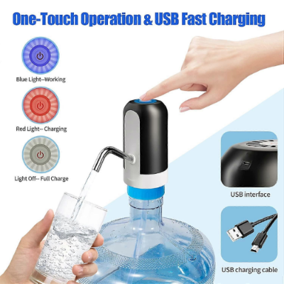 Picture of Water dispenserwith usb charging automatic water pump- Gravity Water Dispenser-Nr mart - Multicolor