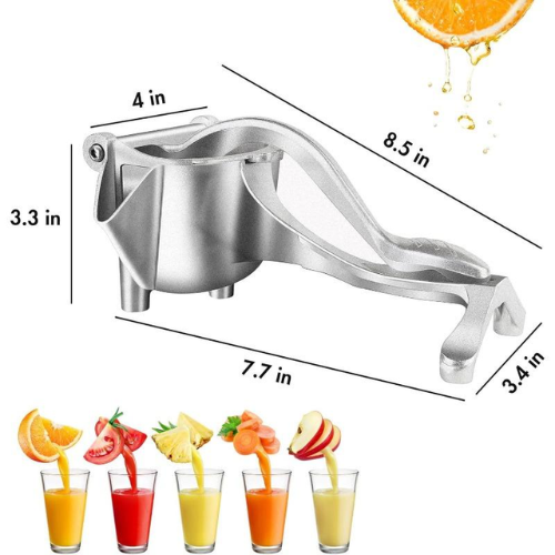 Picture of Aluminum Alloy Lemon Juicer Manual Pomegranate Juice Squeezer Presser Lemon Sugar Cane Juice Kitchen Fruit Tools High Quality-Juicers & Fruit Extractors-Nr mart - Multicolor