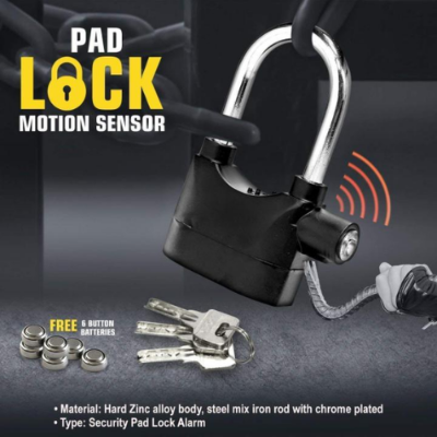 Picture of Progressive - Opulence at Its Best - Security Alarm Lock - Black Nr mart- Tools, DIY & Outdoor - Must Have - Excellent-Door hardware & locks-Nr mart - Multicolor