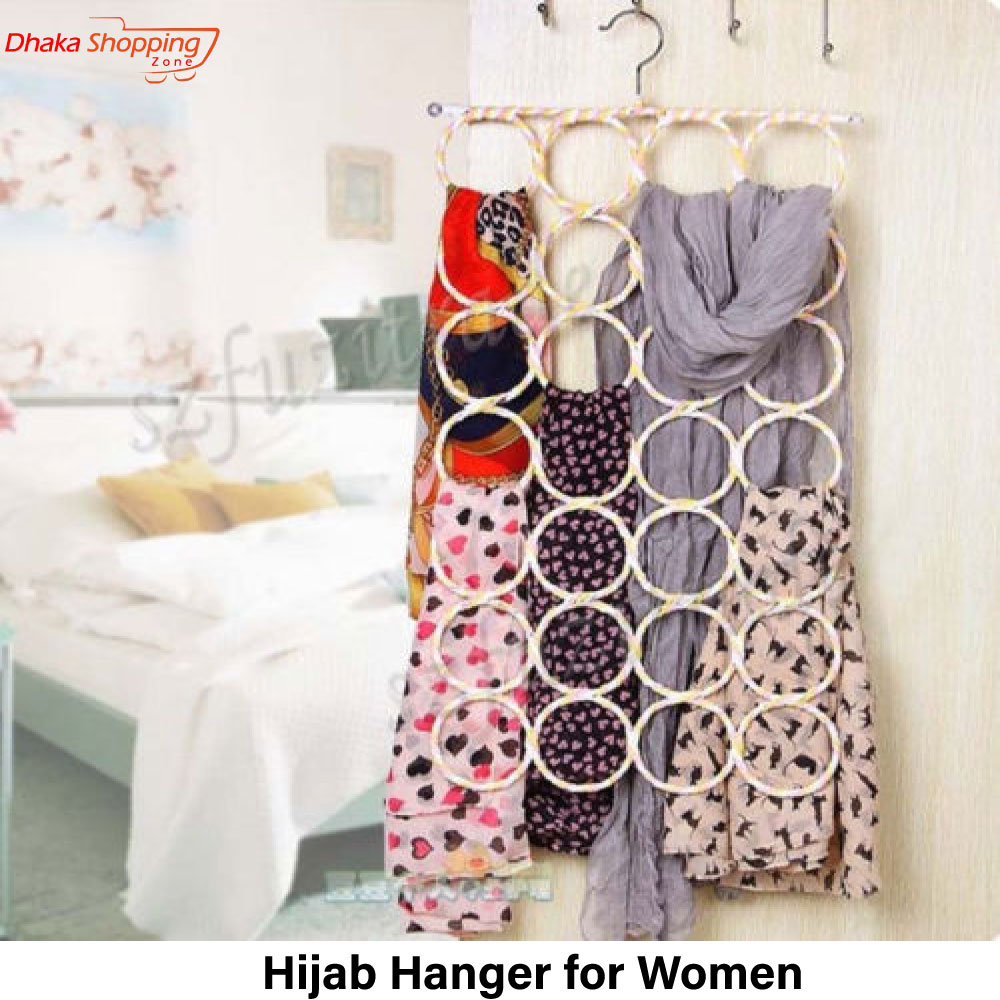 Picture of Hijab Hanger for Women (28 Holes Solid Ring)-Hanger-Clothes Hanger-Clothes Hangers & Pegs-Nr mart - Multicolor