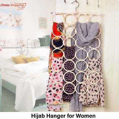 Picture of Hijab Hanger for Women (28 Holes Solid Ring)-Hanger-Clothes Hanger-Clothes Hangers & Pegs-Nr mart - Multicolor