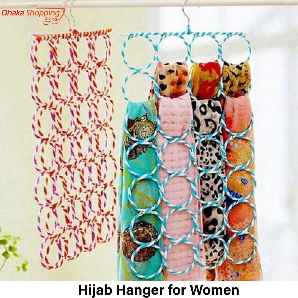 Picture of Hijab Hanger for Women (28 Holes Solid Ring)-Hanger-Clothes Hanger-Clothes Hangers & Pegs-Nr mart - Multicolor