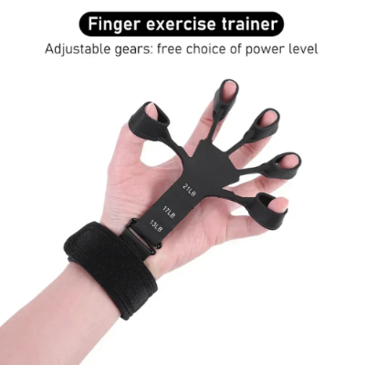 Picture of Finger Flexion Extension Trainer Resistance Band Stretcher Arthritis Wrist Training Therapy Grip Device-Hand Strengtheners-Hand Strengtheners-Nr mart - Multicolor