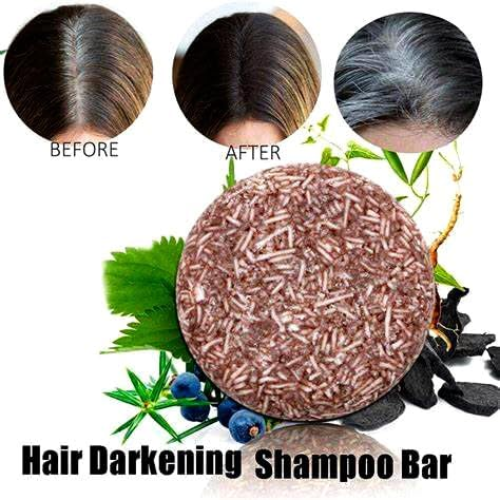 Picture of Hair Darkening Shampoo Bar he shouwu Natural Organic Conditioner Moisturize and Repair Damage Hair Care Soap-Bar Soaps-NR Mart - multicolor