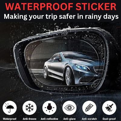 Picture of Rearview Anti Fog & Rain Car Mirror Window Protective Film/garir ayna - NR Mart-2024