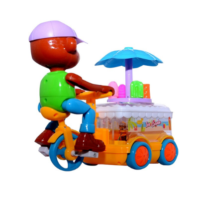 Picture of Ice Cream Van Toy/Ice Cream Monkey Van-Playsets-Nr mart - Multicolor