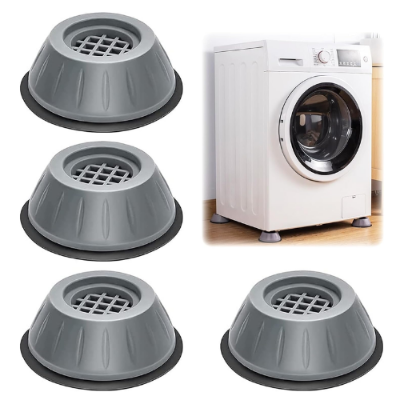 Picture of 4 Piece Anti-Vibration Foot Pad Washing Machine Rubber Mat Anti-Vibration Pad Dryer Non-Slip Universal Fixed Washing Machine Stand-Washer & Dryer Parts & Accessories-Nr mart - Multicolor