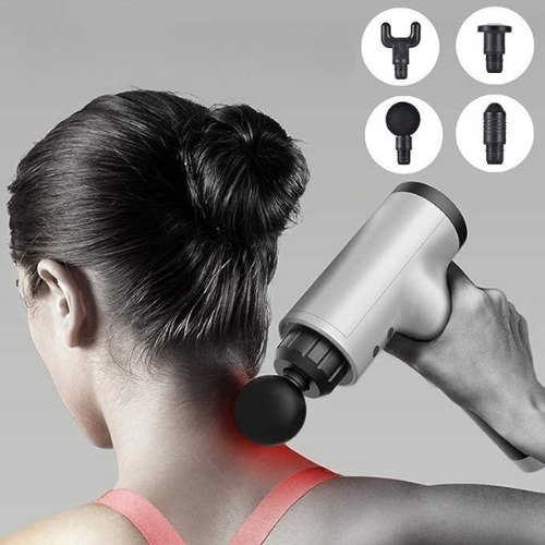 Picture of Body massge gun Electric Vibration Body muscle Fascial Gun & Recovery device-Body Slimming & Electric Massagers - Nr mart - Multicolor