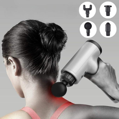 Picture of Body massge gun Electric Vibration Body muscle Fascial Gun & Recovery device-Body Slimming & Electric Massagers - Nr mart - Multicolor