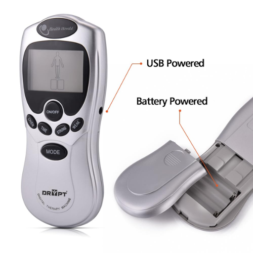 Picture of Digital Therapy Machine 4 Pad, Therapy Machine Massager Back Pain Relief Slimming Body Acupuncture Pulse Stimulator Massage - Body Slimming & Electric Massagers-Body Slimming & Electric Massagers-Nr mart - Multicolor