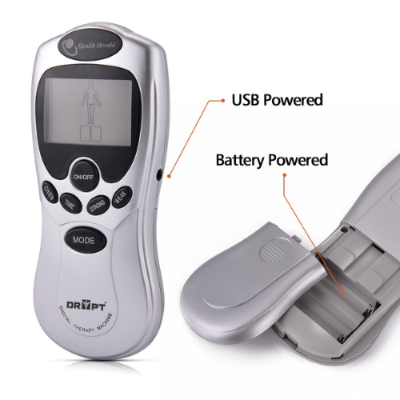 Picture of Digital Therapy Machine 4 Pad, Therapy Machine Massager Back Pain Relief Slimming Body Acupuncture Pulse Stimulator Massage - Body Slimming & Electric Massagers-Body Slimming & Electric Massagers-Nr mart - Multicolor
