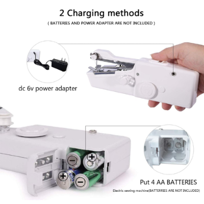 Picture of Mini Sewing Machines for Home Cordless Portable Handy Stitching Machine (Hand Machine for Stitching)-Sewing Machines-Nr mart - Multicolor