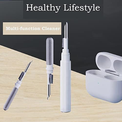 Picture of Headphone Cleaner/Bluetooth Earbud Cleaning Pen with Soft Microfiber Brush Portable Multifunctional Earphone Cleaning Pen Durable Earbud Wash Cleaning Tools Airpod Keyboard Earphone Case-1 Piece-Keyboard Accessories-Nr mart - Multicolor