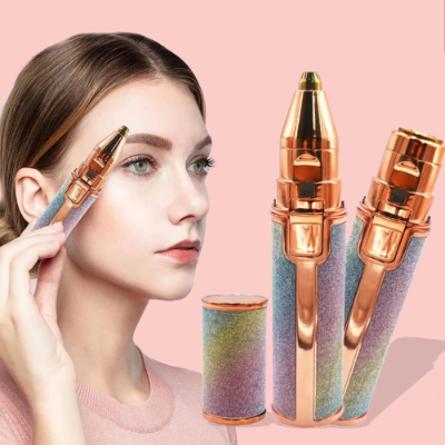 Picture of Rechargeable Lady Shaver Flawless Eyebrow Trimmer Hair Remover Women-Hair Removal Accessories-Hair Removal Appliances-Nr mart - Multicolor