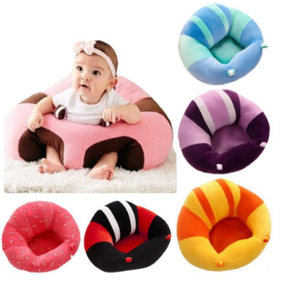 Picture of Seal C Baby Support Seat Sofa Plush Soft Animal Shaped Baby Seat Chair Learning For 3-16 Months Baby-Gliders, Ottomans & Rocking Chairs-Nr mart - Multicolor