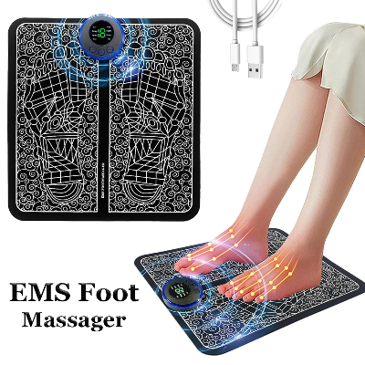 Picture of Ems foot massage mat automatic electric physiotherapy tens massage relax 9 gears - NR Mart-2024 - Multicolor