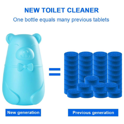 Picture of Toilet Ling Blue Bubble Toilet Gel Cleaner Toilet Descaling Professiona-Bathroom-Nr mart
