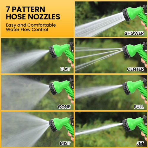 Picture of Magic hose pipe, 100 feet, green, blue covered-Hoses & Pipes-Nr mart - Multicolor