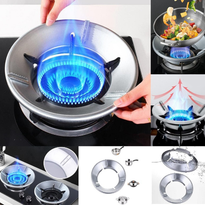 Picture of Energy Saving Gas Stove Cover Windproof Disc Windshield Bracket - NR Mart
