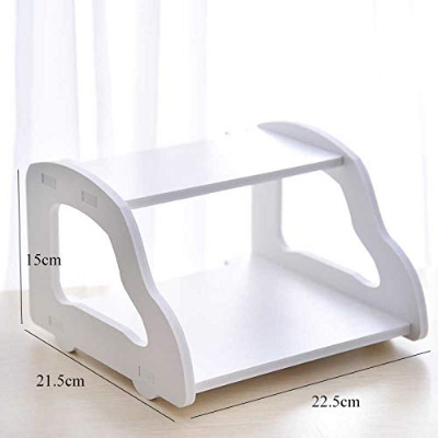 Picture of Wifi Router Stand Shelf Double Layer Wall Mounted Shelf Home decorator-Space Savers-Nr mart - Multicolor