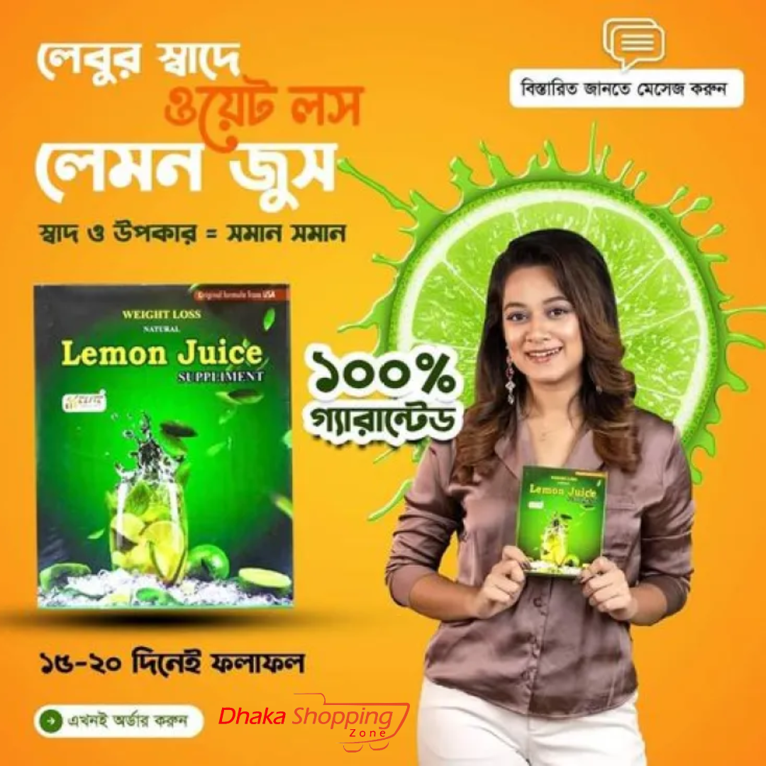 Picture of Healthy weight loss natural lemon juice with slim body covered - NR Mart