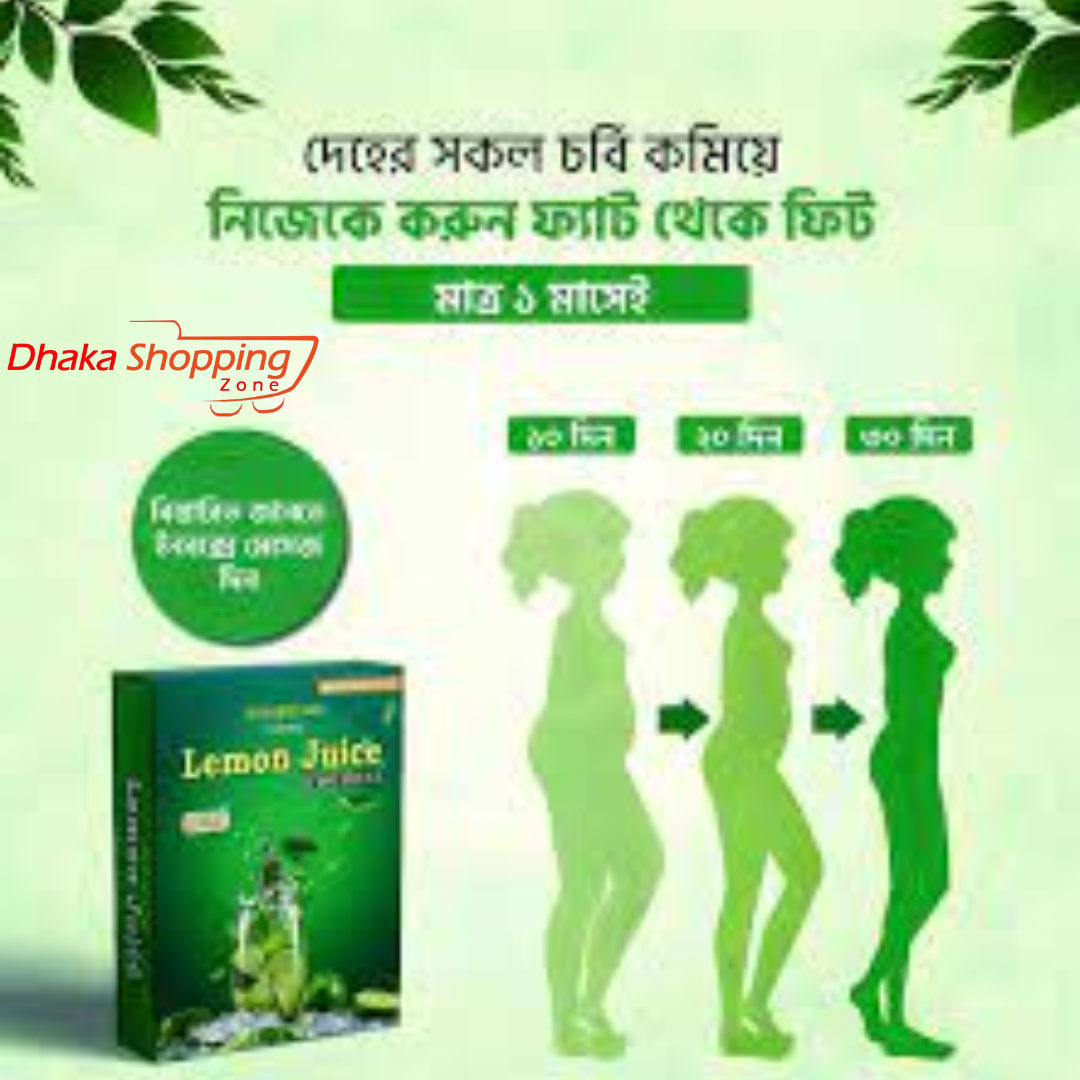 Picture of Healthy weight loss natural lemon juice with slim body covered - NR Mart