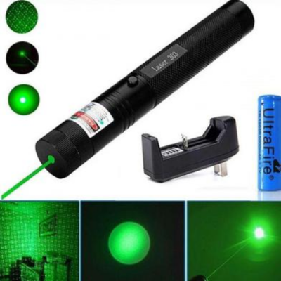 Picture of Green Laser Pointer (Laser Light) 10km Adjustable Focus (Professional) -  NR Mart - Multicolor
