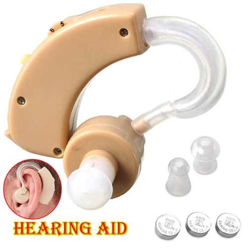 Picture of Hearing-aid Portable Ear Mounted Amplifying Hearing Aid Clear Sound Quality Sound Amplifier Single Key Operation- Ear Care-Nr mart - Multicolor