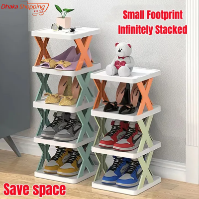 Picture of Multifunctional 5 layer Shoe Organizer Rack-Storage and Organization,Space Saving Shoe Organizer, Stackable Shoe Rack - NR Mart - Multicolor